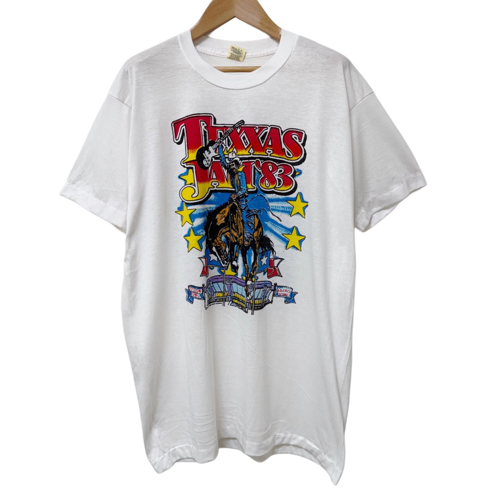 スクリーンスターズ Tシャツ Lサイズ USA製 80s TEXAS JAM 1983