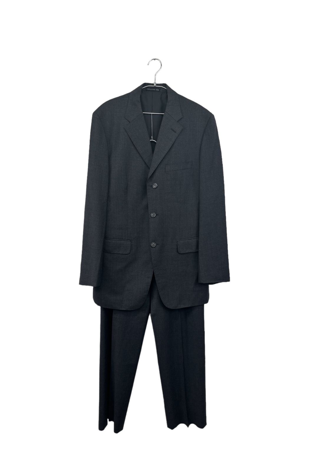 人気   COMME CA DU MODE MEN コムサデモードメン セットアップ 無地 グレー系    メンズ サイズ L程度  8 衣B