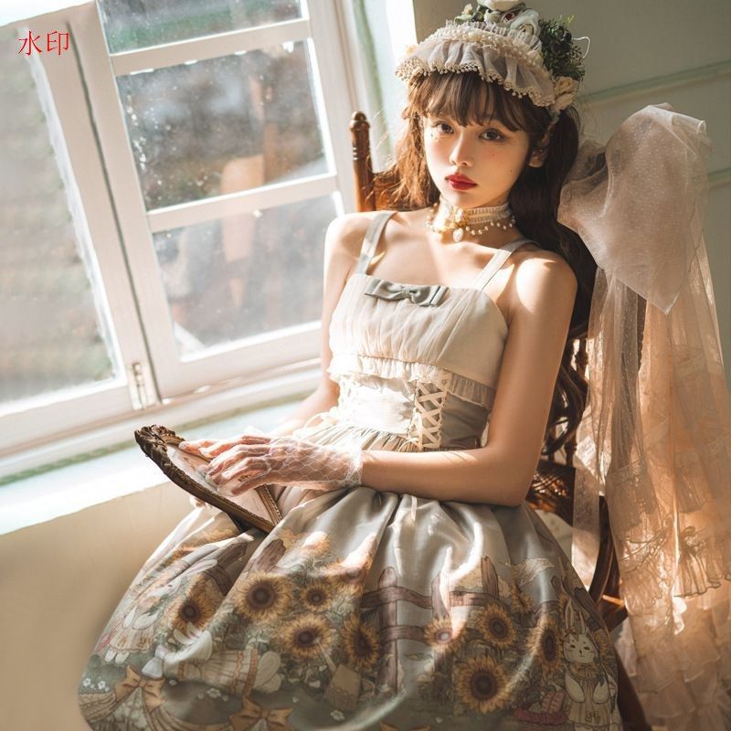 Lolita コスプレ ロリータ ハロウィン コスプレ衣装 日常着 コスチューム キャラクター衣装 パーティ ゴスロリ ドレス ワンピース 仮装 レディース イベント 学園祭 文化祭 日常 ファッション