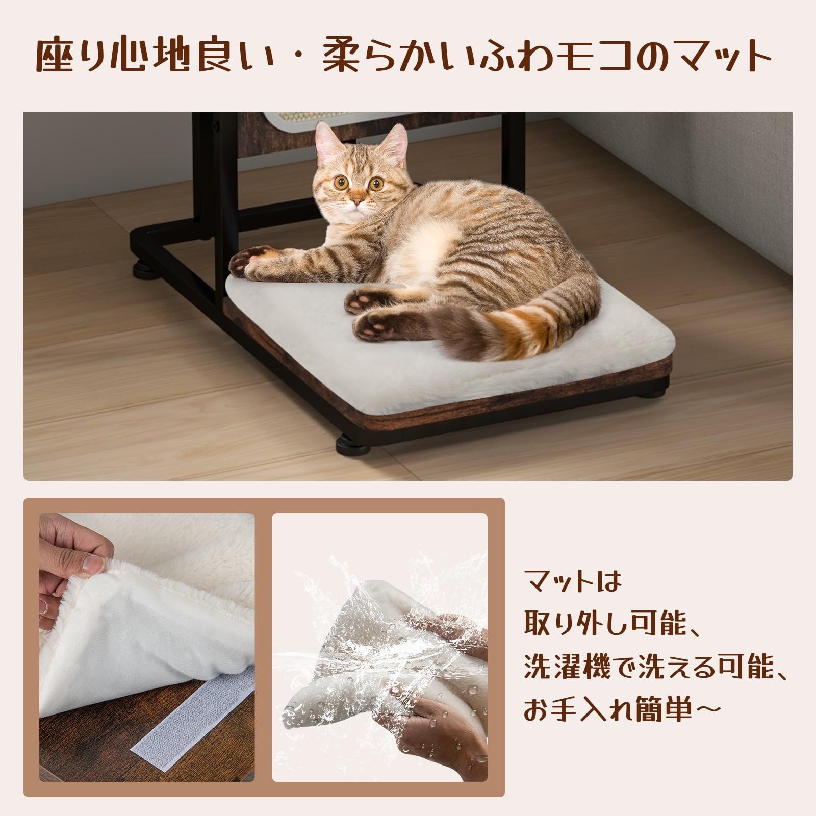 Amazon 家具・インテリア ドロワーサイドテーブル ドロワーベッド