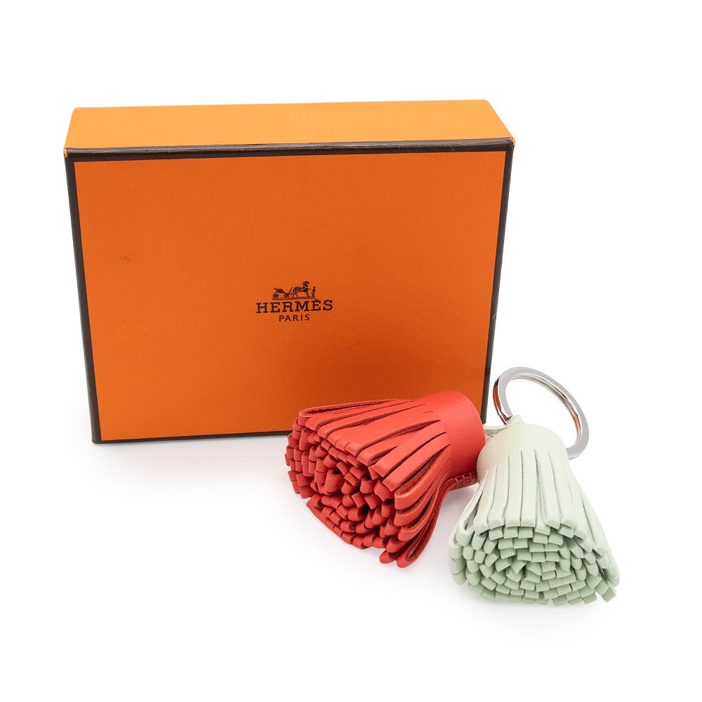 エルメス カルメン ウノドス キーリング バッグチャーム キーホルダー  