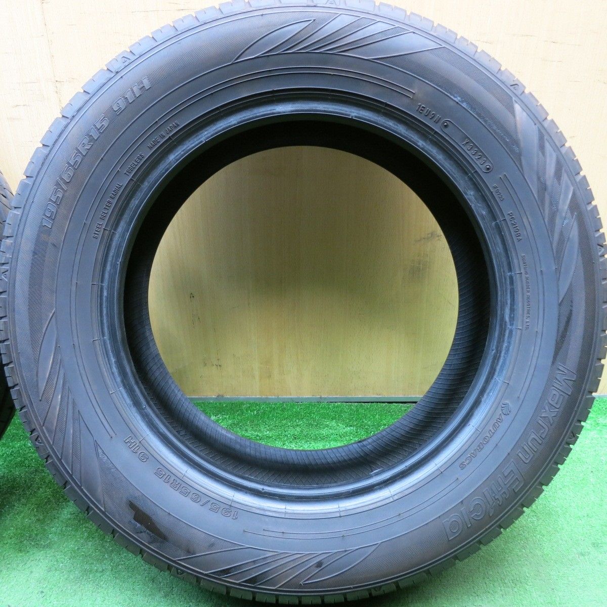 Maxrun Efficia 195/65R15 91H 中古タイヤ4本セット