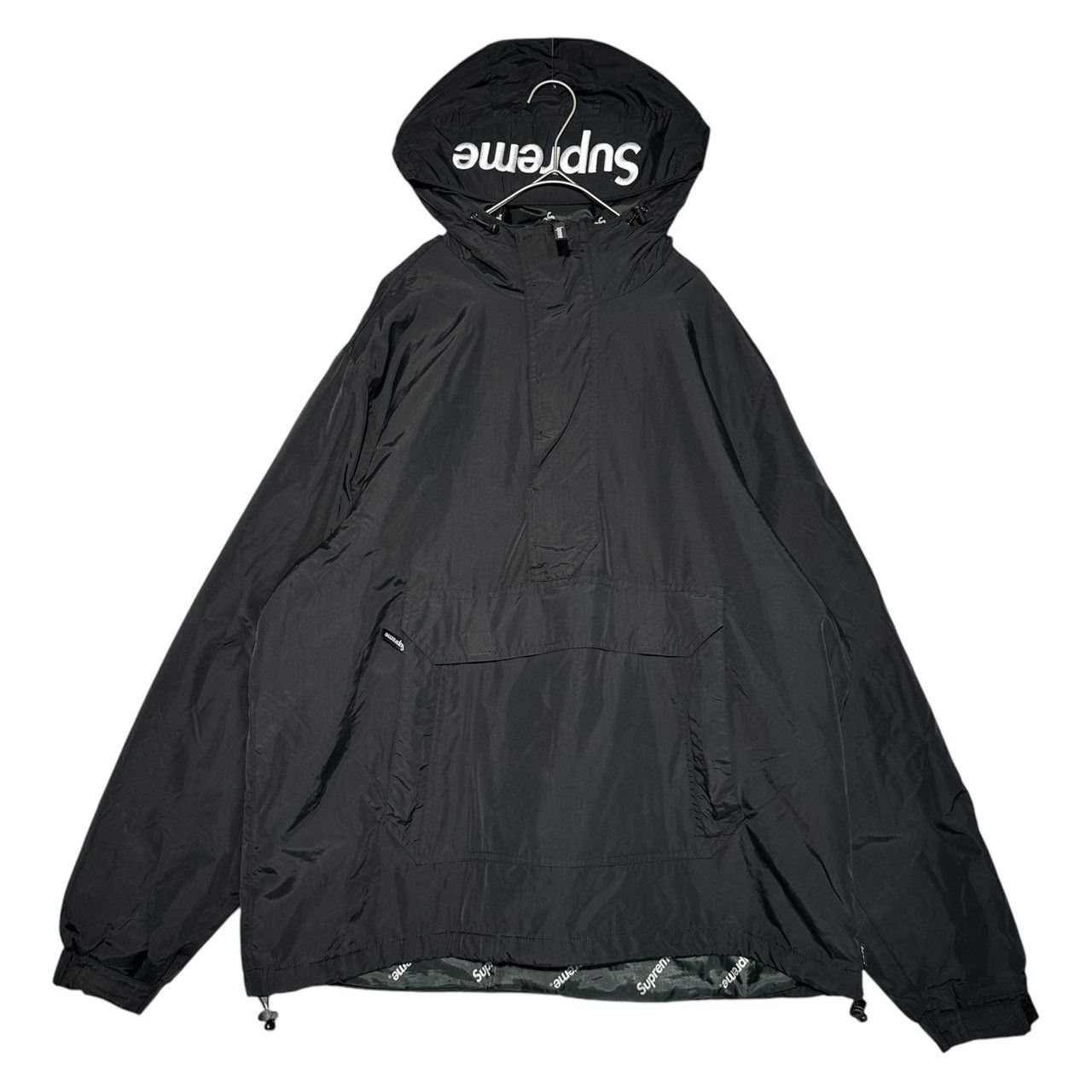 SUPREME(シュプリーム) 17AW Hooded Logo Half Zip Pullover