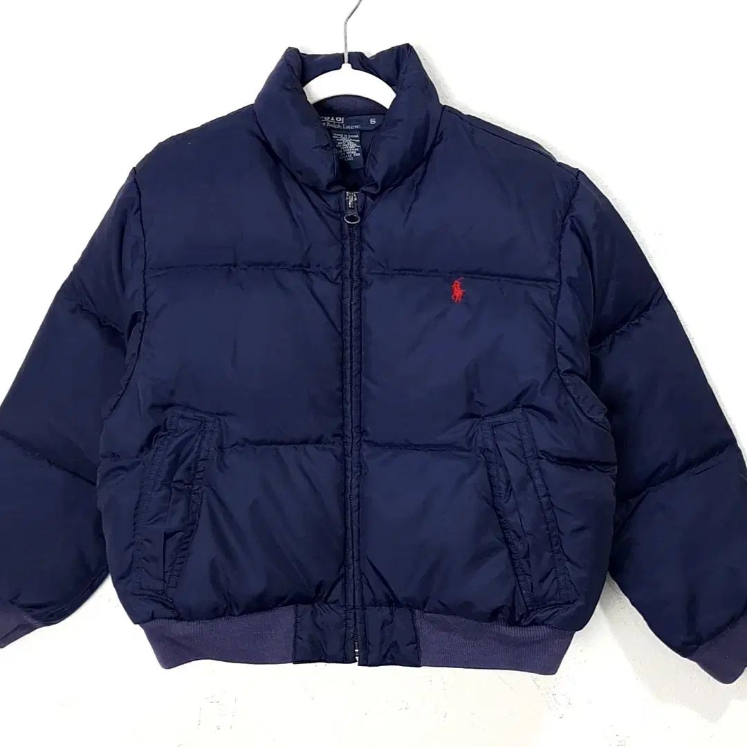 6T ポロ Ralph Lauren ラルフローレン ネイビー ダウン ブルゾン