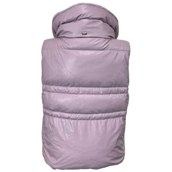 ダウンベスト パープル