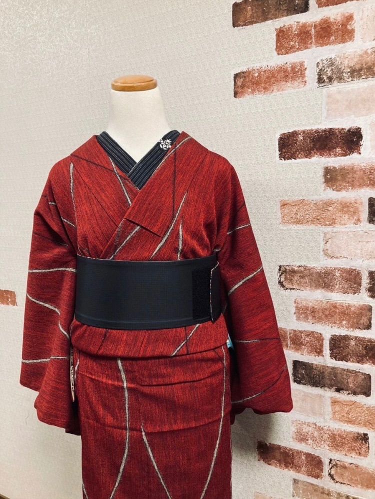 くるりん ブルーフラワー×赤