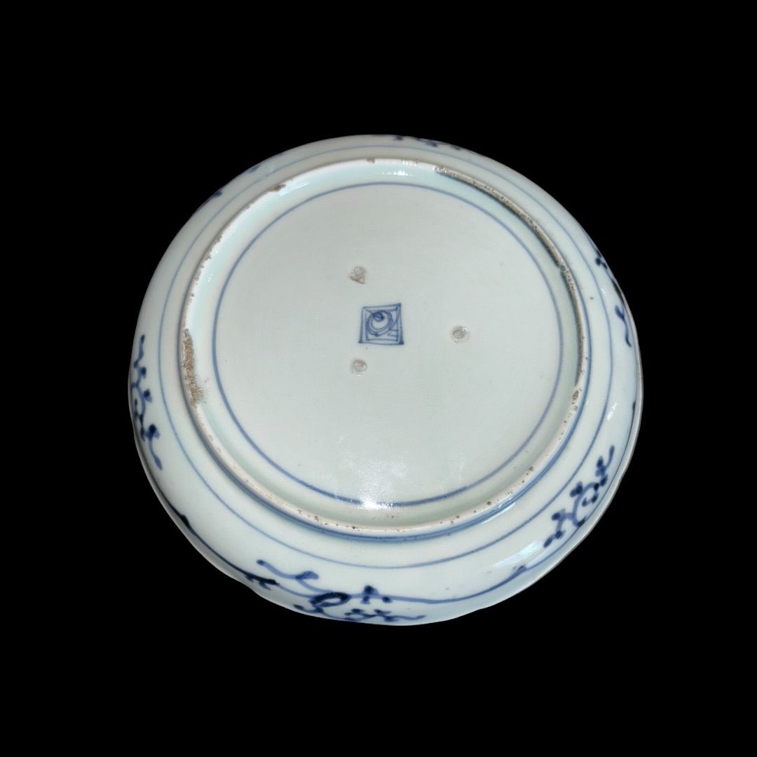 伊万里　福右衛門　古染唐草文　銚子　共箱 江戸中期 古伊万里 蛸唐草染付銚子(急須、水注) | ラフジュ工房