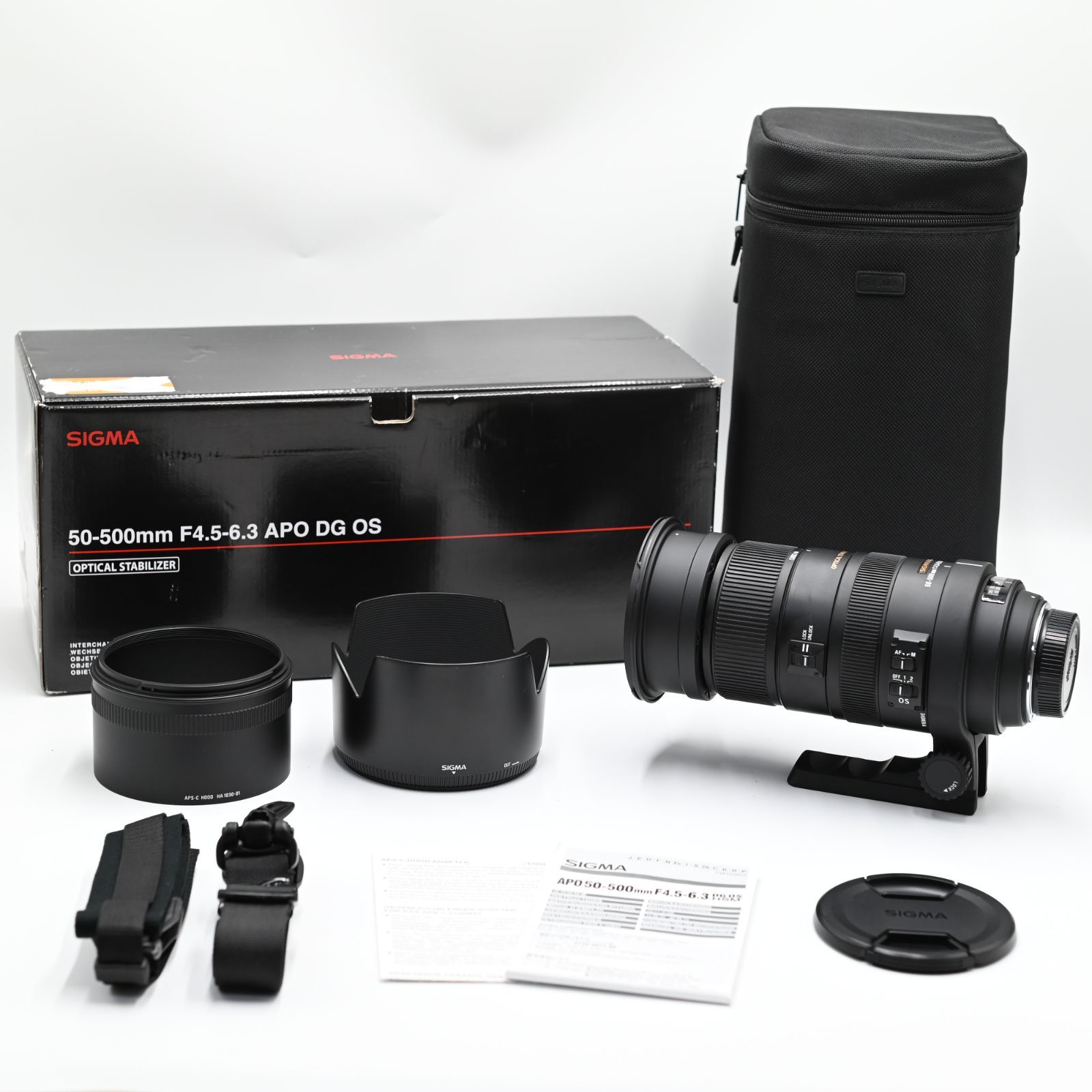 極上品】SIGMA 超望遠ズームレンズ APO 50-500mm F4.5-6.3 DG OS HSM ニコン用 フルサイズ対応 738556  #931 - メルカリ