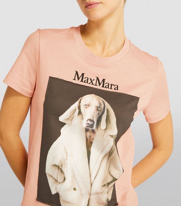 MaxMara VALIDO wegman マックスマーラ Tシャツ MMDOG プリント - メルカリ