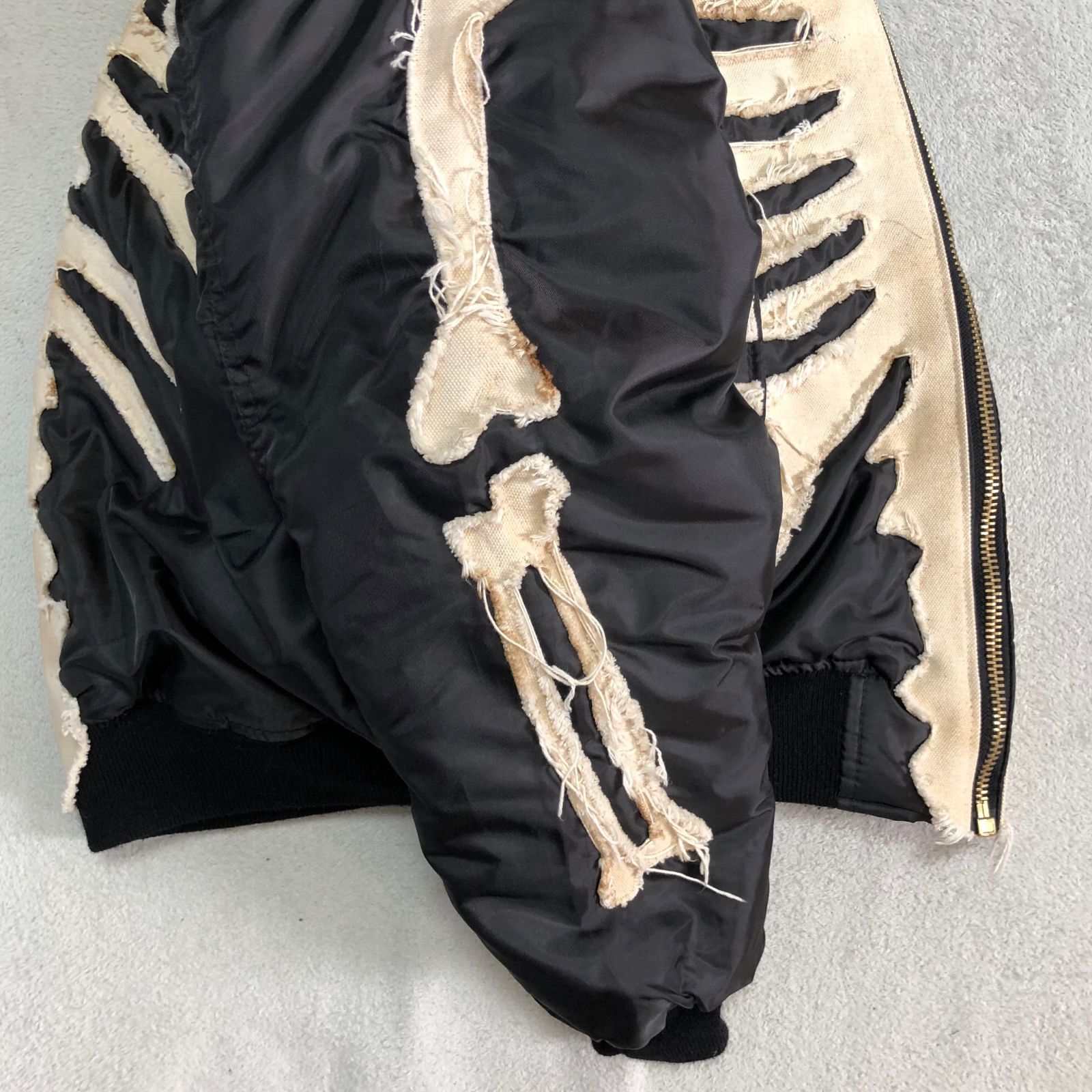 Yutaka Someya Human bone jacket MA-1 ボンバージャケット