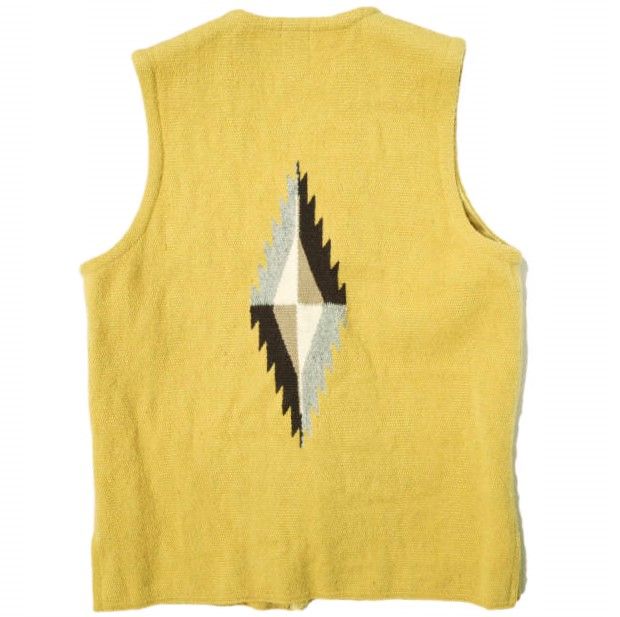 【未使用品)オルテガ ORTEGA'S チマヨ ベスト 36 ORTEGA'S オルテガ CHIMAYO VEST チマヨベスト 36 イエロー ジレ