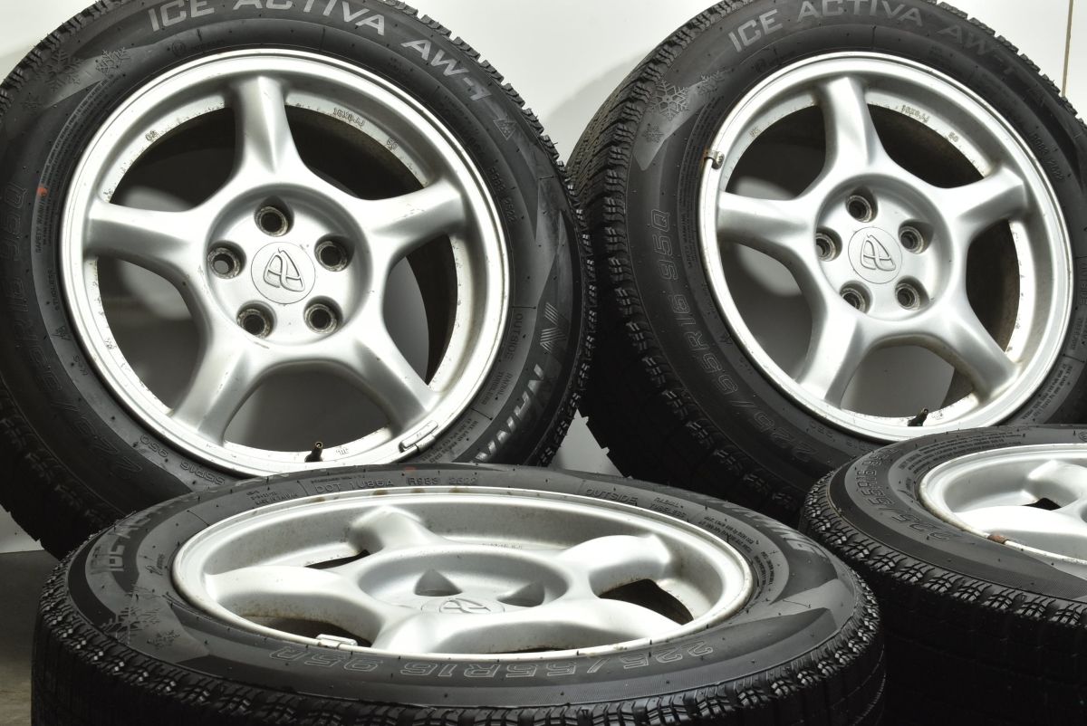 希少品 バリ溝】マツダ FD3S アンフィニ RX-7 前期 純正 16in 8J +50