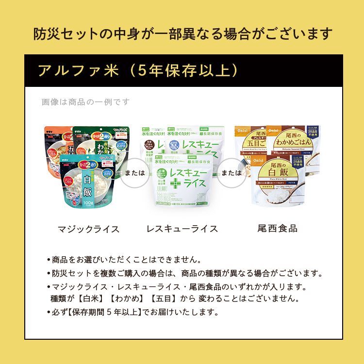 ものすごい防災セット 2人用
