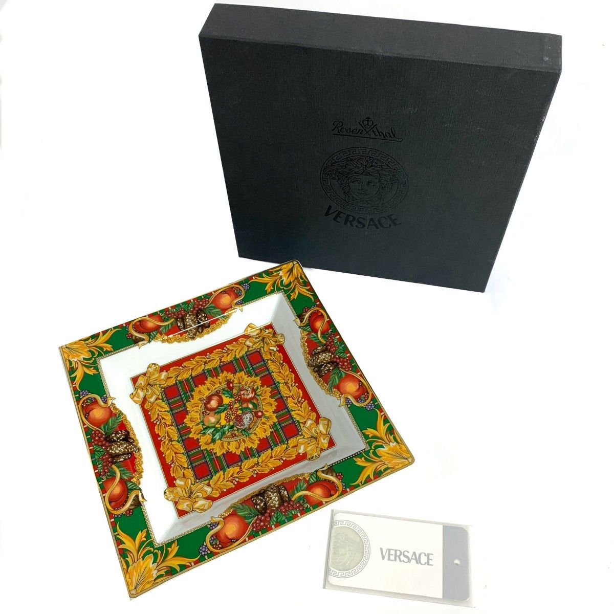 Rosenthal×VERSACE ローゼンタール×ヴェルサーチ スクエア プレート 240001139780