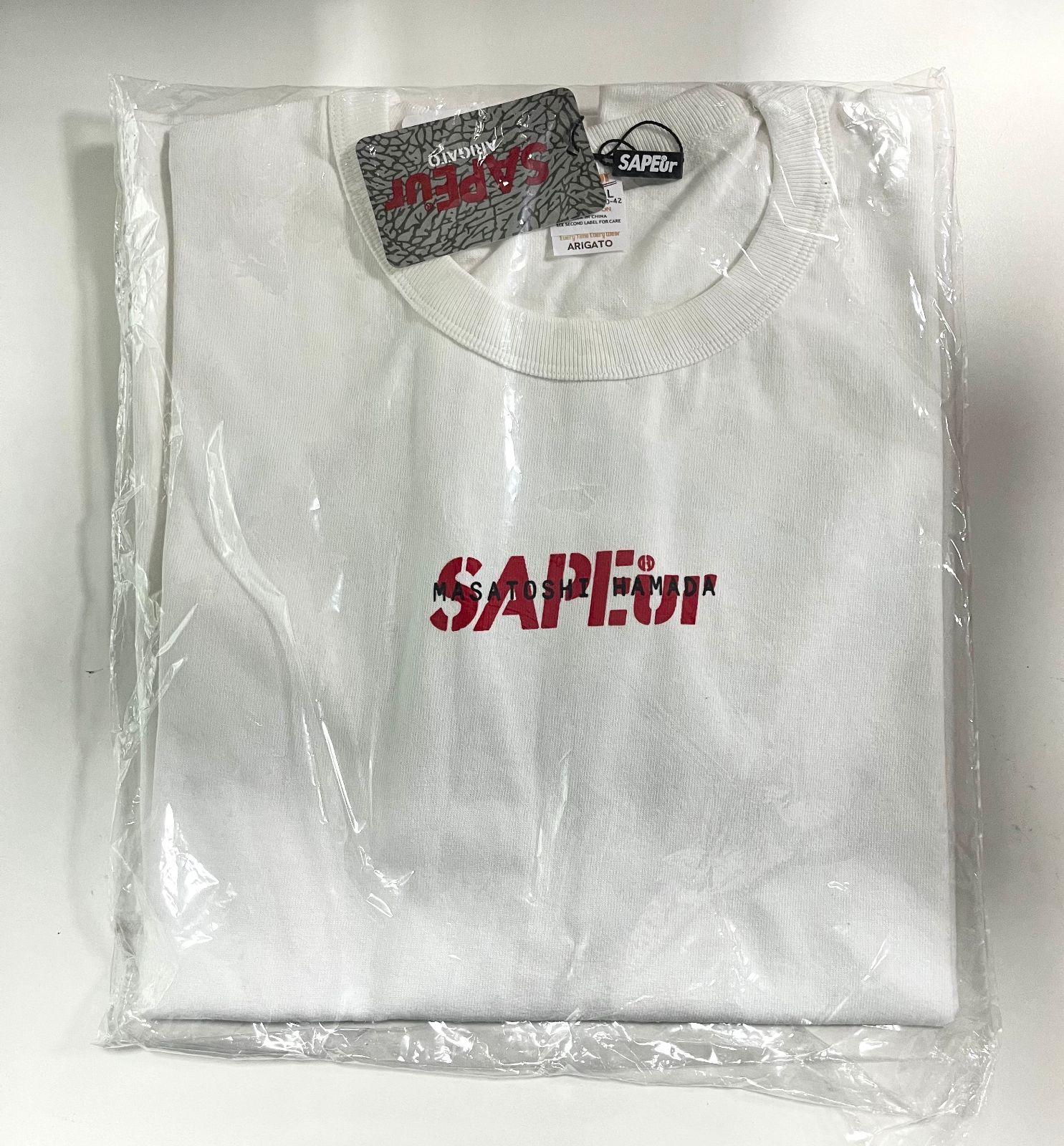 サプール SAPEur 浜田雅功 Tシャツ レッド コラボレーション