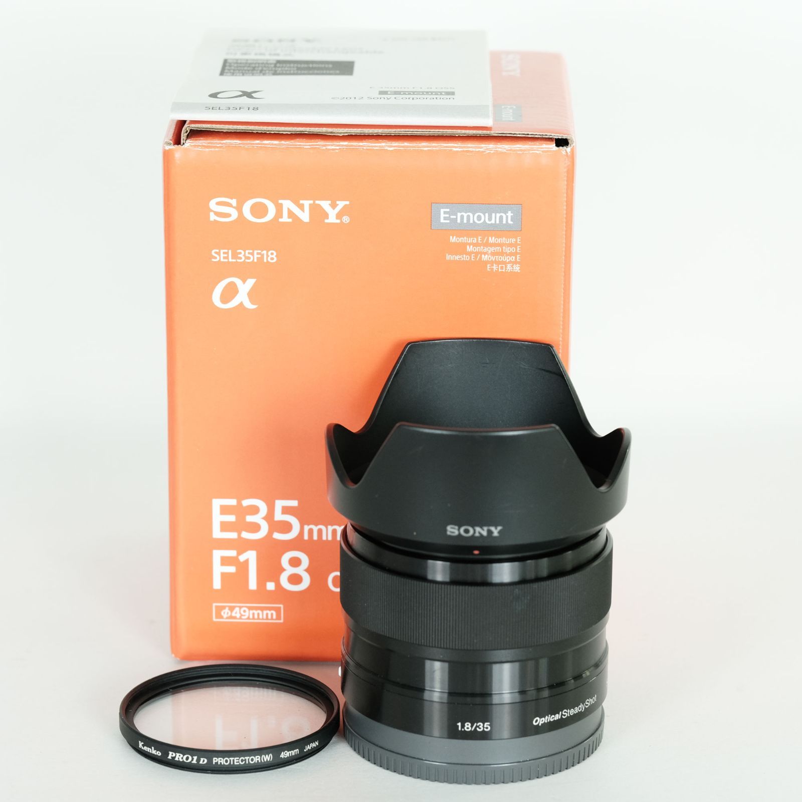 美品✨SEL35F18✨SONY E35mm F1.8 OSS +NDフィルター SONY SEL35F18 E35F1.8OSS と可変NDフィルター