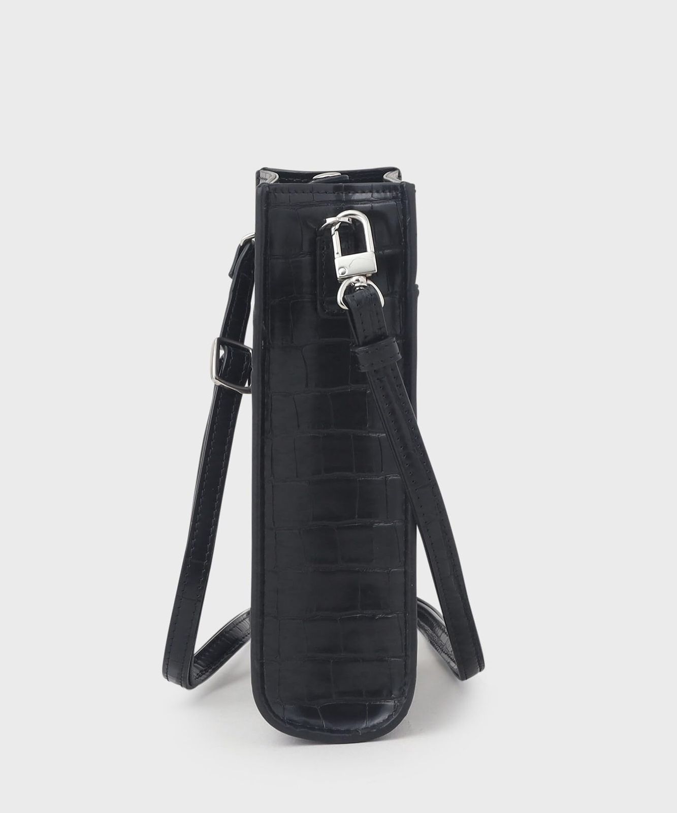 タケオキクチ ショルダーバッグ ミニボックスショルダーバッグ G8701325 メンズ ブラック クロコ柄 719 00 ブラック クロコ柄 719 00