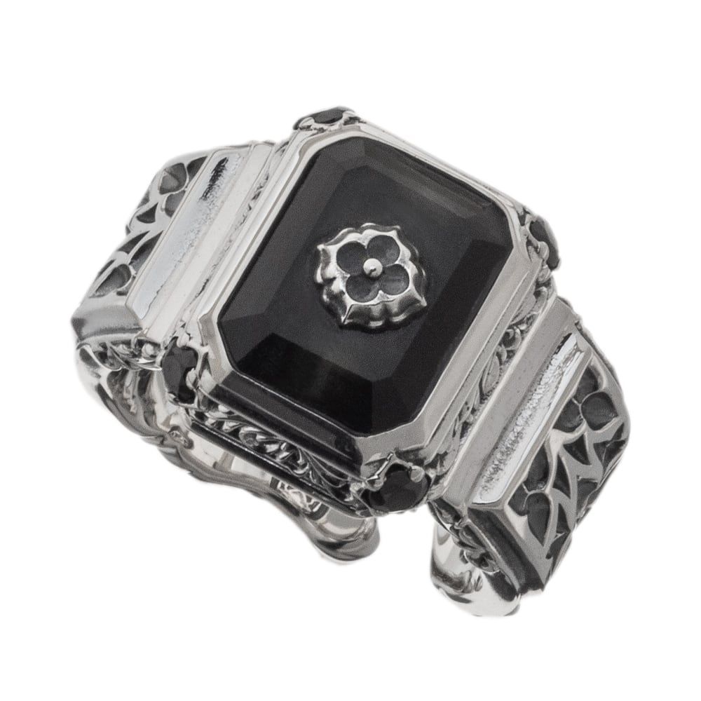 スクエアブルータイガーリング アルテミスクラシック シルバー ジュエリーブランド