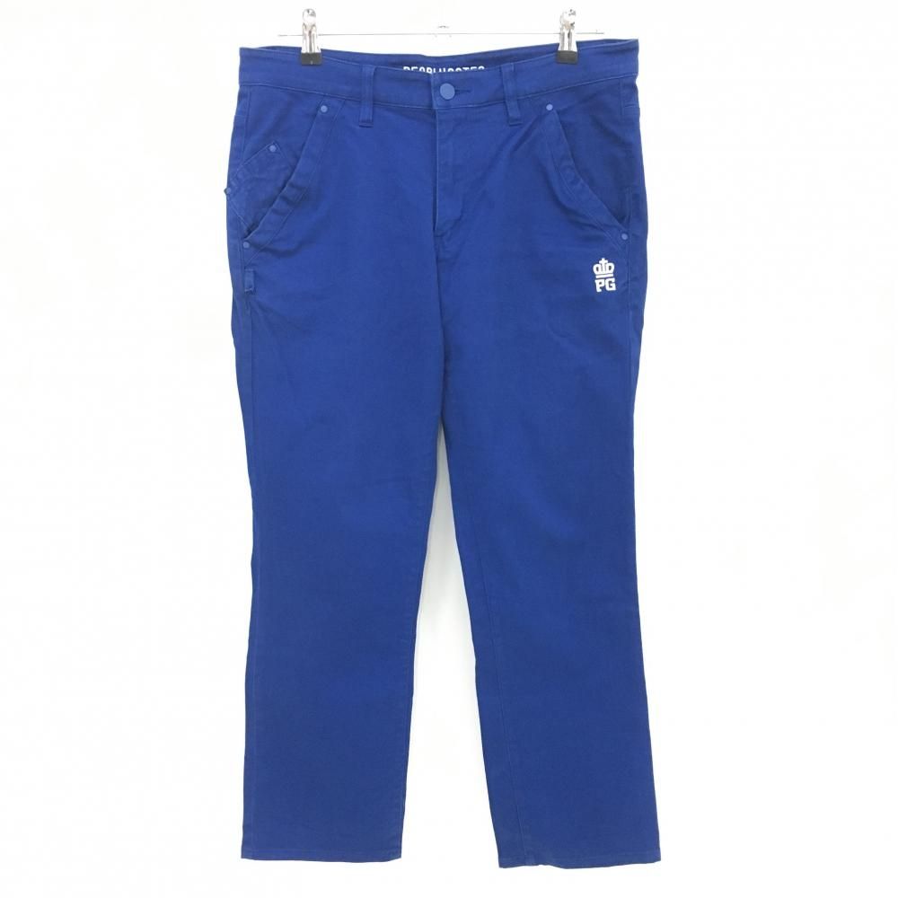 パーリーゲイツ パンツ ネイビー×白 チェック メンズ 5(L) ゴルフ