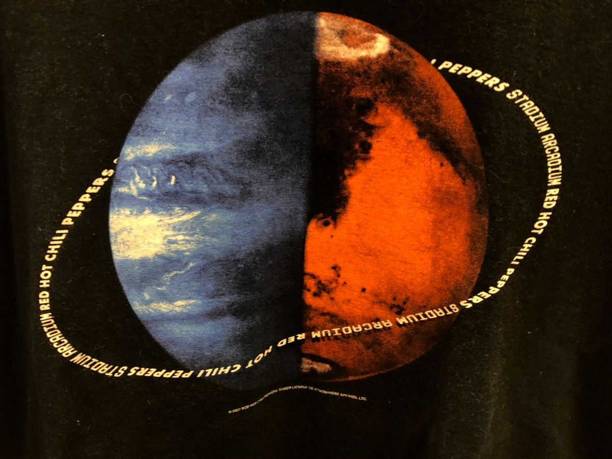 レッチリ　2007年Stadium Arcadiumツアー　Tシャツ レッチリ stadium arcadium L - メルカリ