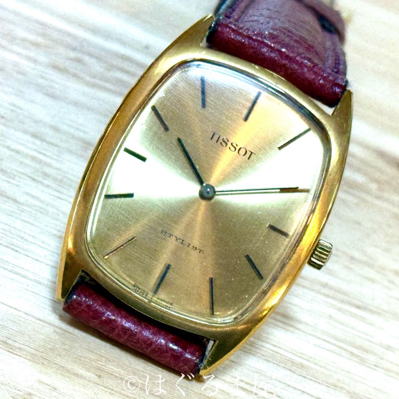 ’70s ティソ スタイリスト 手巻き メンズウォッチ OH済
