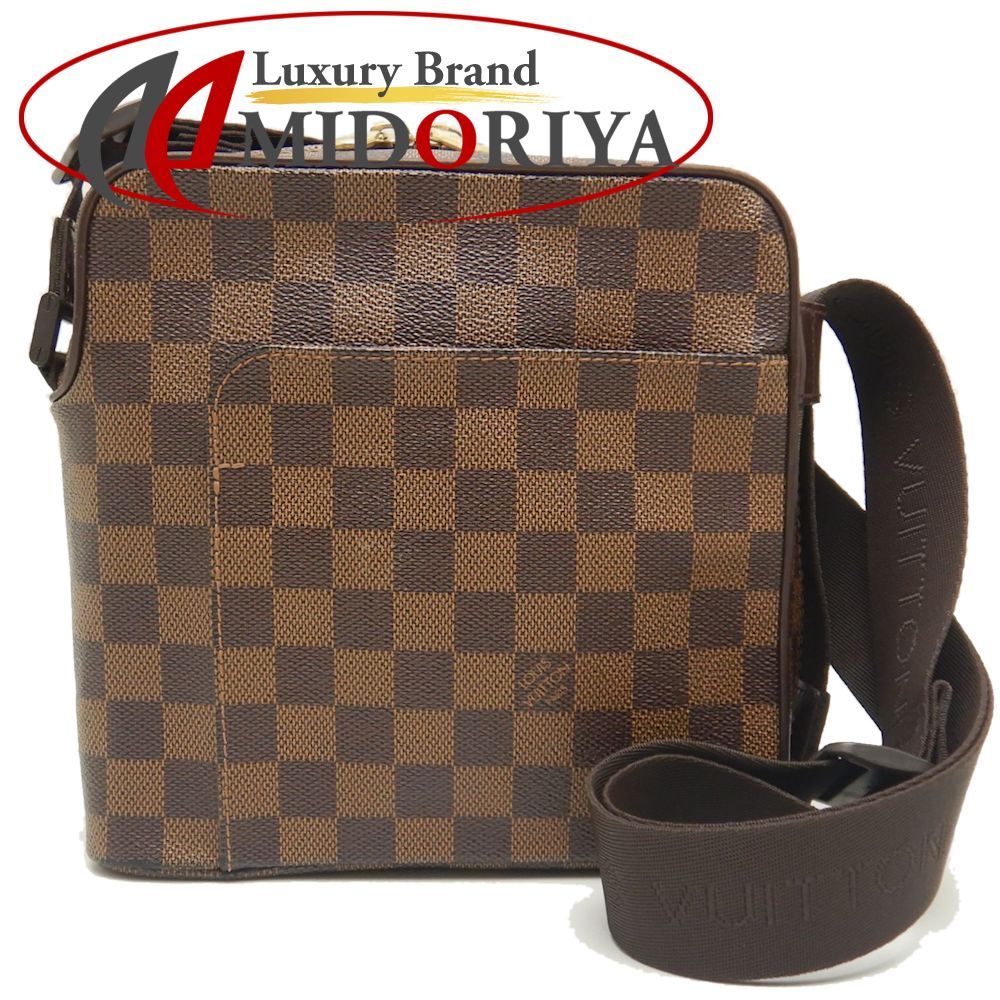 LOUIS VUITTON ルイヴィトン ダミエ オラフPM N41442 ショルダーバッグ エベヌ / 250804【中古】