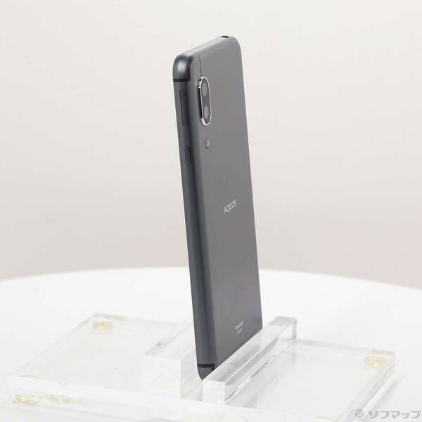 展示品〕 AQUOS sense3 64GB ブラック SH-M12 SIMフリー【262