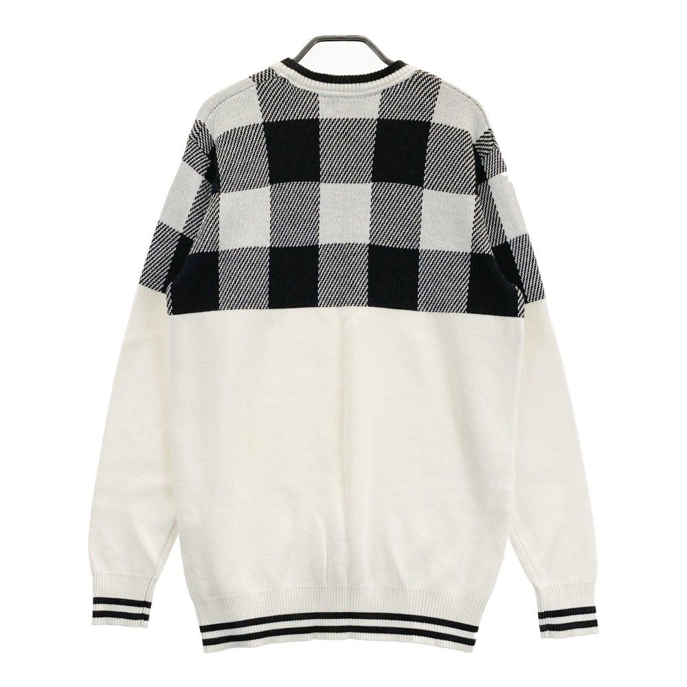 New Balance Golf ニューバランス ストライプニットセーター 6 サイズ：6 NEW BALANCE GOLF ニューバランス ウール混 ニットセーター