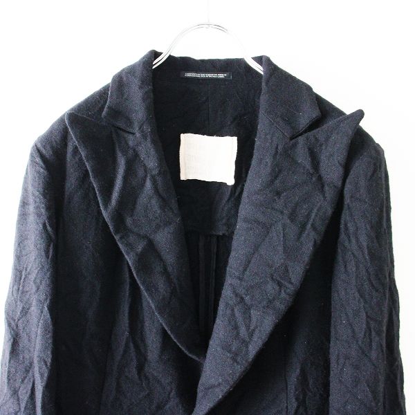 Yohji Yamamoto + NOIR ヨウジ ヤマモト+ ノワール シワ加工 ウール