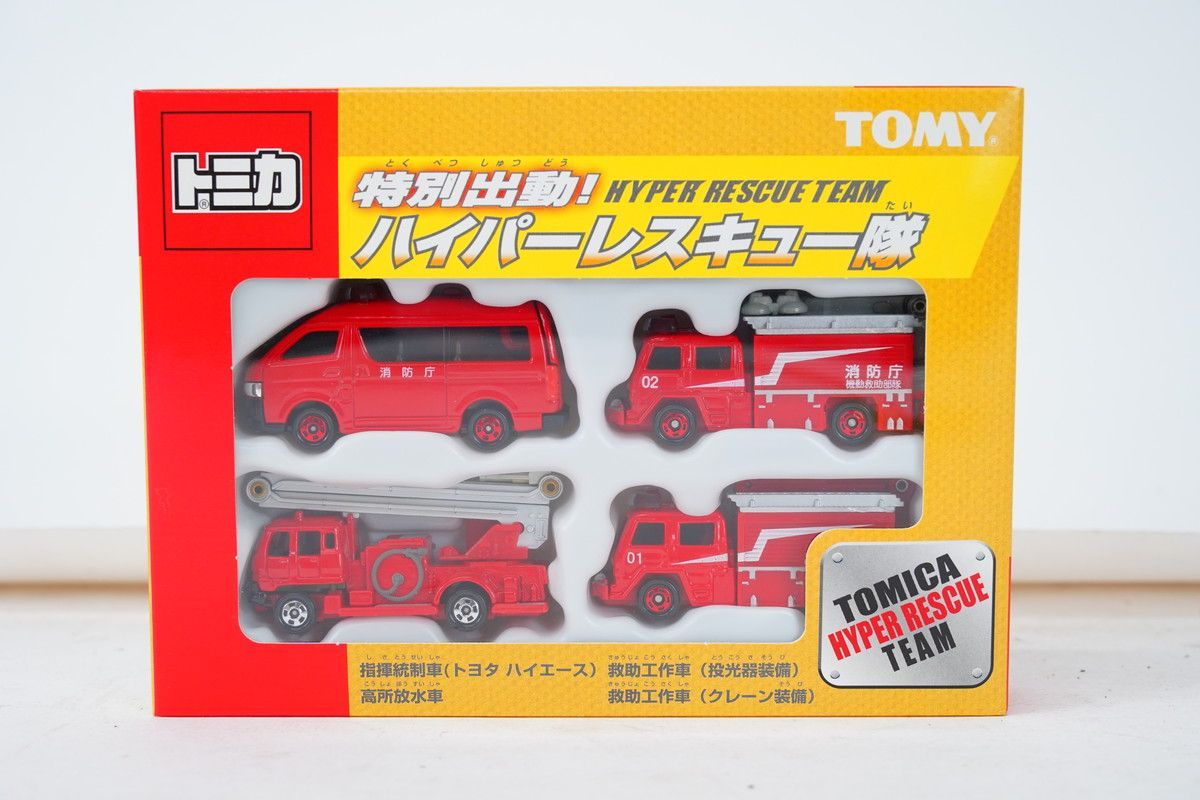 トミカ まとめ売り 消防 レスキュー トミカ以外あり 8.377 △ トミカ 特別出動! ハイパーレスキュー隊 4台セット