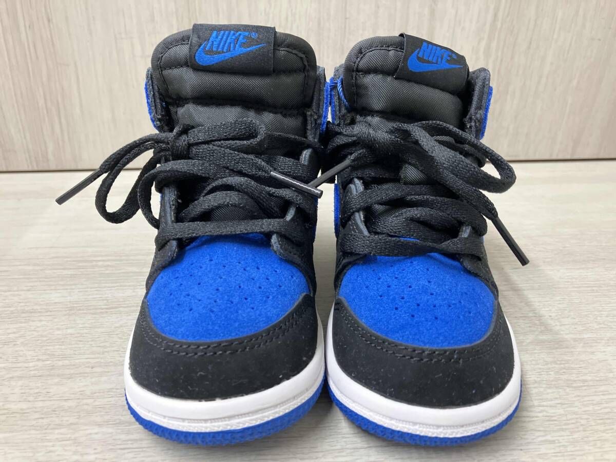 NIKE スニーカー FD1413-042 JORDAN 1 RETRO HIGH OG TD サイズ表記13cm 青 黒 ブルー ブラック き