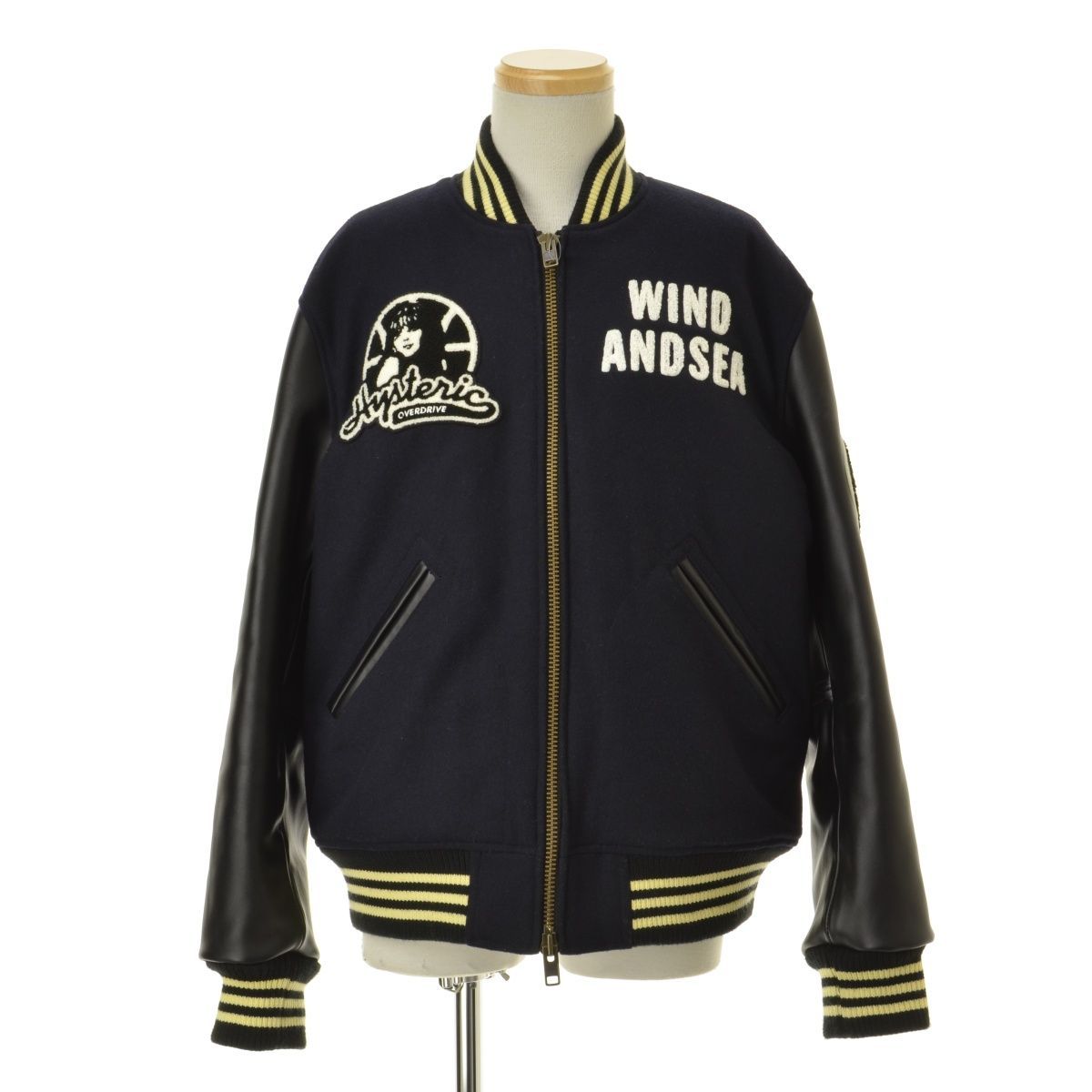 ヒスWIND AND SEA ウィンダンシー ヒステリックグラマー スタジャン ヒスWIND AND SEA ウィンダンシー ヒステリックグラマー スタジャン