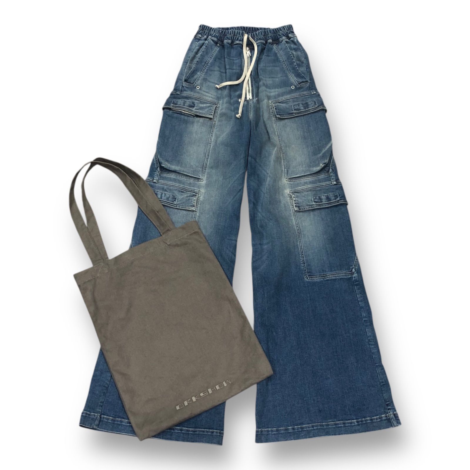 参考上代183700円 Rick Owens DRKSHDW DOUBLE CARGO JUMBO BELAS