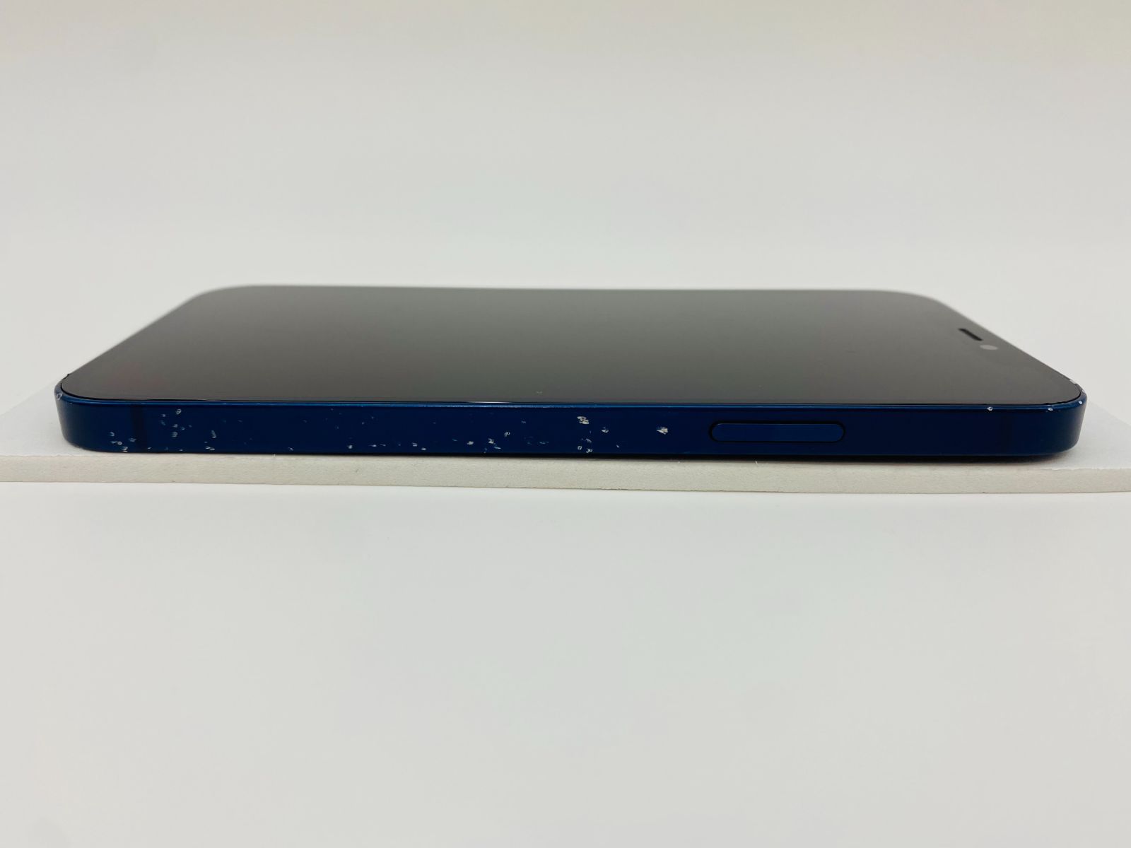 iPhone12 128GB ブルー/ストア版シムフリー/新品バッテリー100%/極薄 