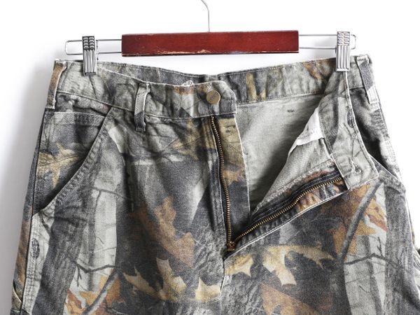 Carhartt リアルツリーカモ ペインターパンツ 34×32 お得なクーポン配布中!】 90s USA製 カーハート リアルツリー カモ