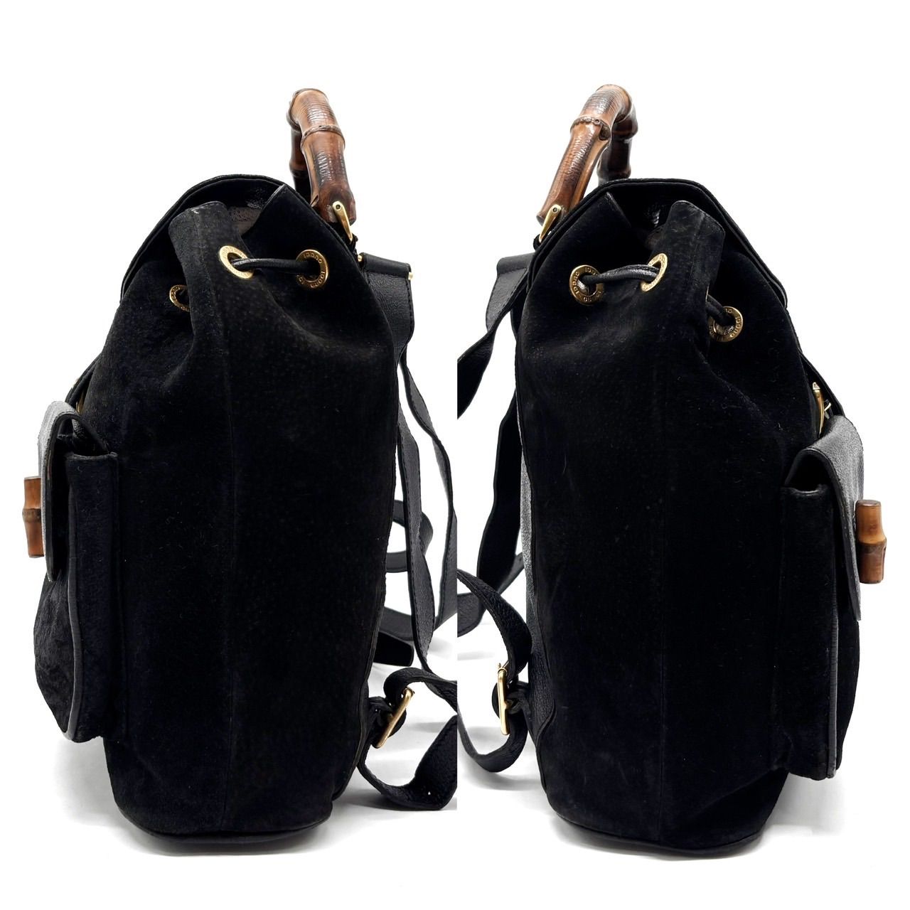 ✨良品✨ GUCCI グッチ リュック バックパック バンブー レザー