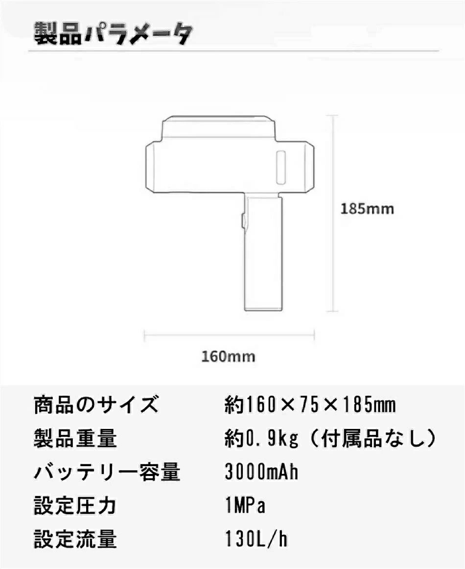 高圧洗浄機 充電式