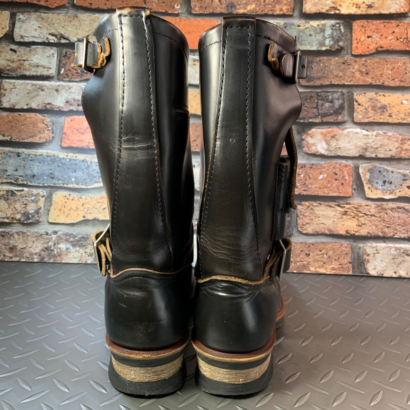 REDWING ナイフポケットPT91前期茶芯　エンジニアブーツUS61/2 D REDWING ナイフポケットPT91前期茶芯エンジニアブーツUS61/2 D