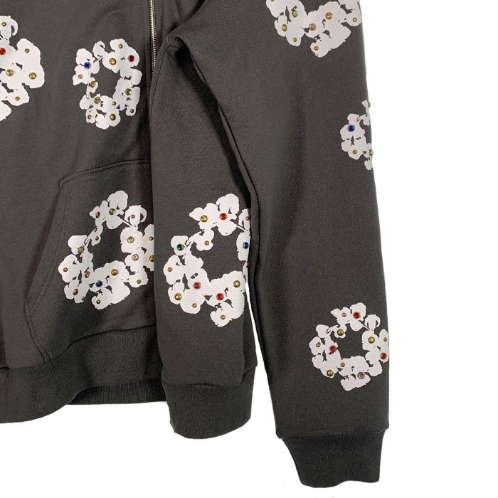 DENIM TEARS デニムティアーズ 24SS Rhinestone Cotton Wreath