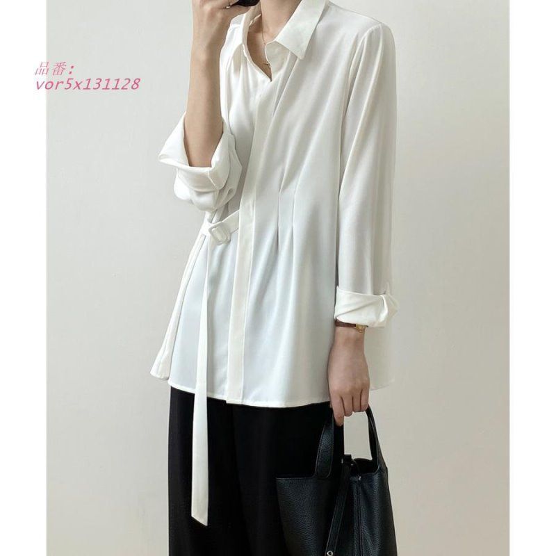 シャツブラウス 長袖