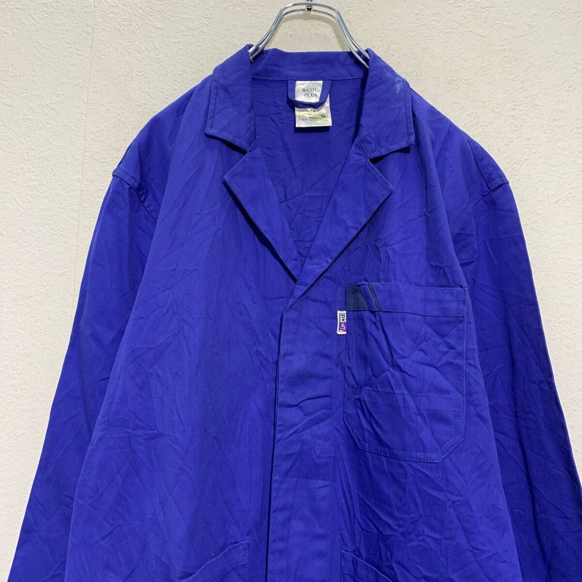 L.L.Bean エルエルビーン　ハンティングジャケット　パープル　古着　XL ユーロ ワークコート 2XL～ ブルー ショップコート エンジニアコート