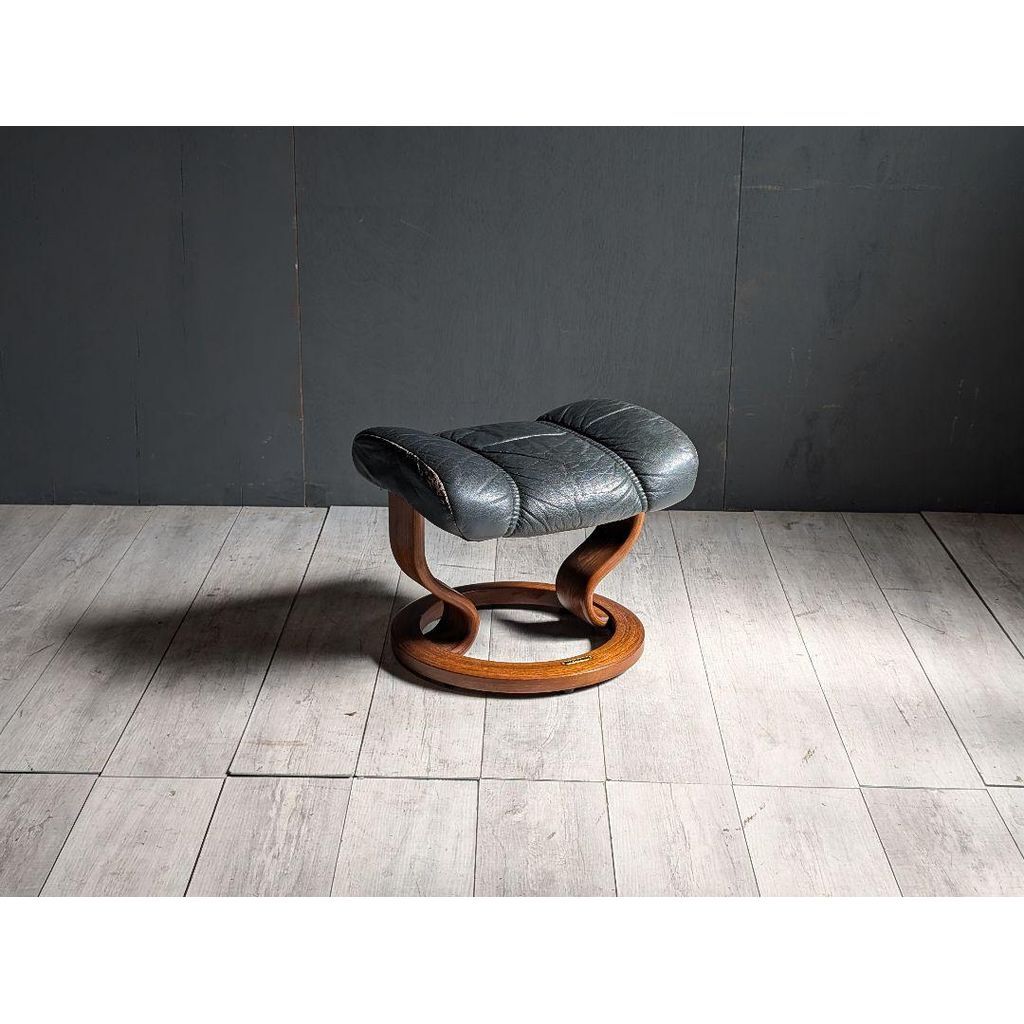EKORNES　エコーネス　オットマン　スツール　レザー　ミニチェア
