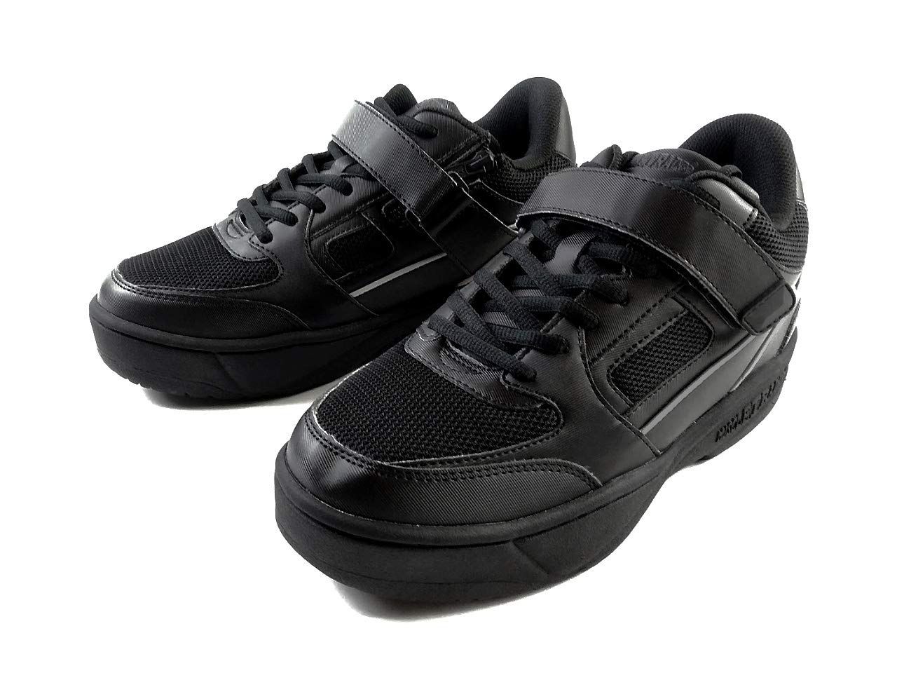 MUSCLETRAINER マッスルトレーナー ウォーキング メンズ シューズ ブラック 片足1.4kg 重い スニーカー トレーニング 筋トレ ダイエット