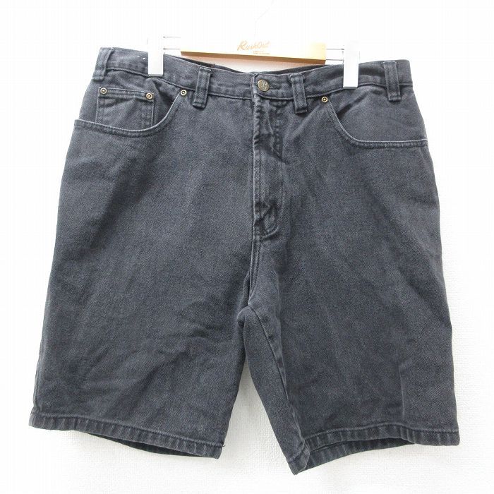 W36/古着 ルート66 ショート パンツ ショーツ メンズ 00s 黒