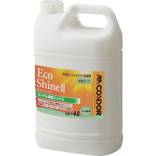コンドル 樹脂ワックス エコシャイン２ ４Ｌ