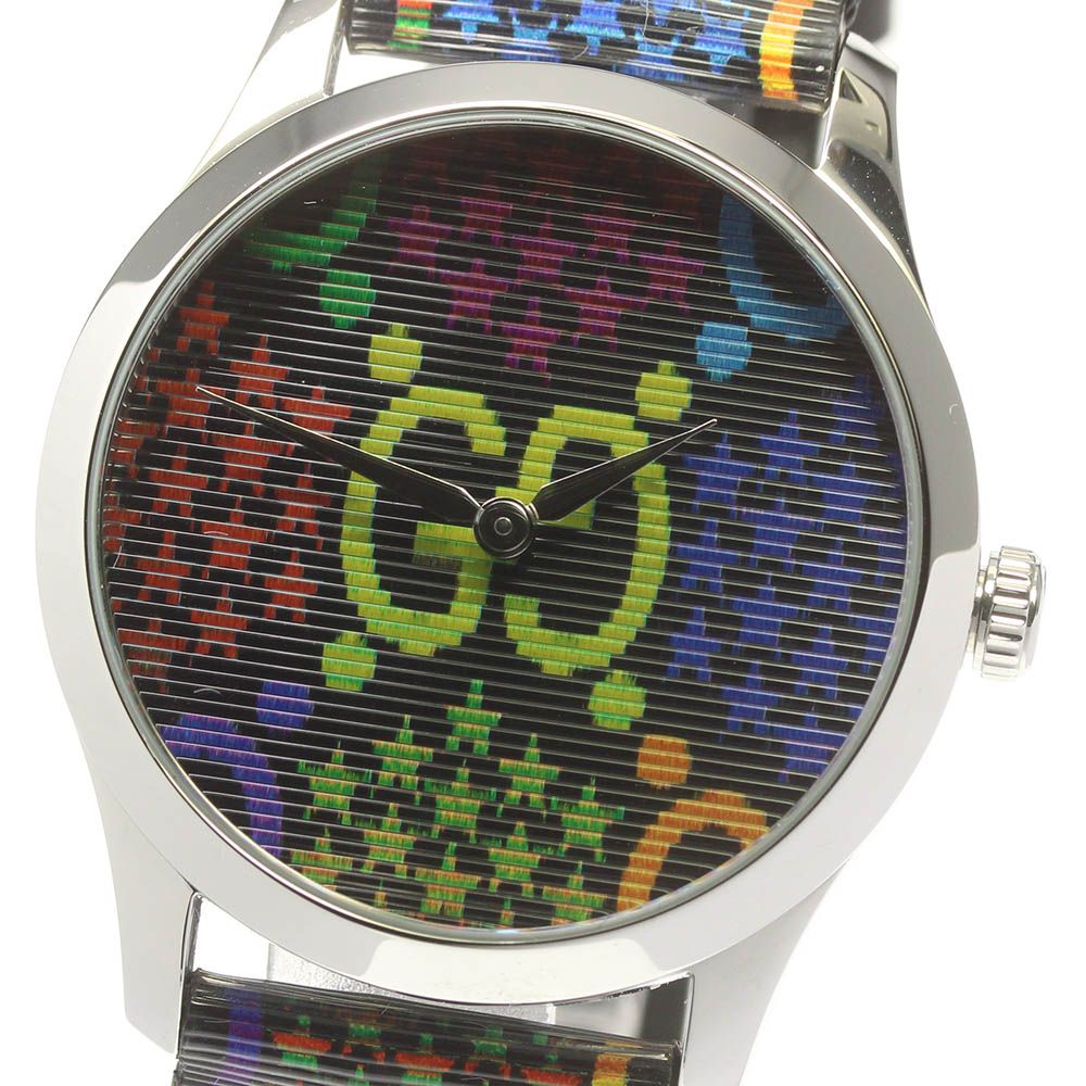 グッチ GUCCI 126.4/YA1264146 GGサイケデリック クォーツ