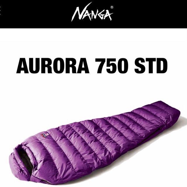 NANGA AURORA オーロラ 750 STD パープル ブラ - アウトドア