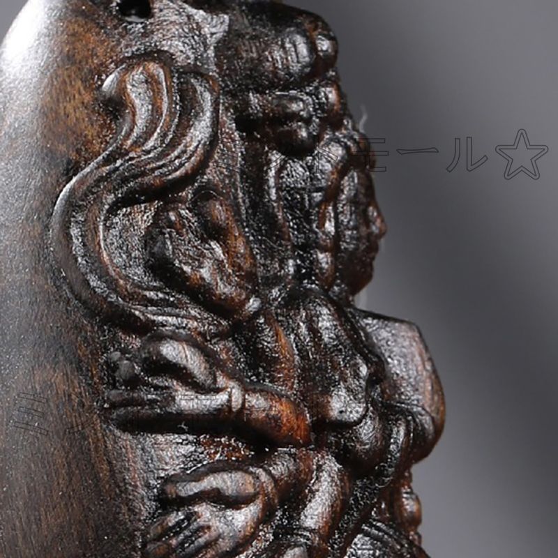 骨董品 沈香木 精工原木彫り 浄瓶観音菩薩 仏像 仏教 彫刻 アンティーク 1015.jpg