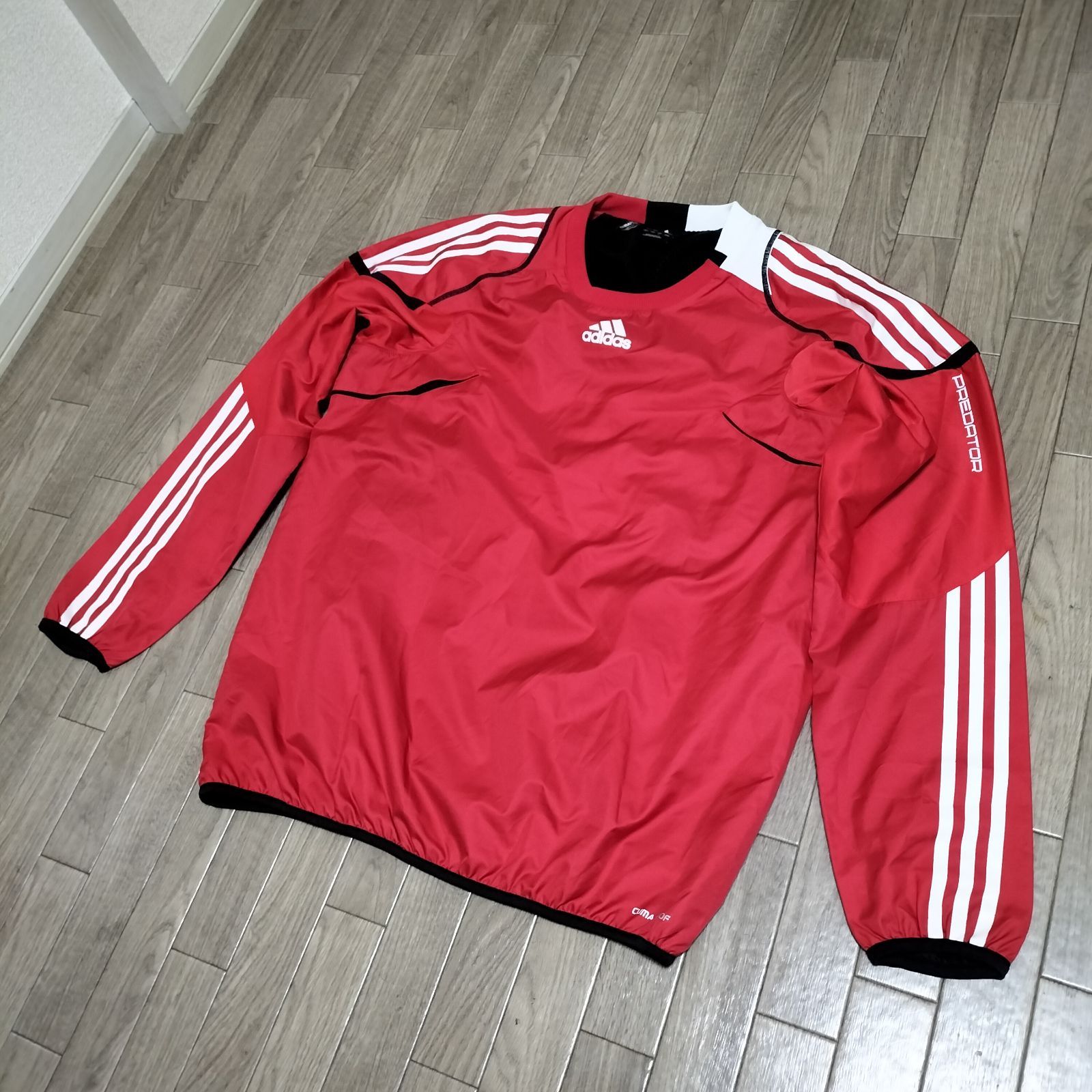 ☆old adidas 2010年製 ピステ ナイロンジャケット トラックジャケット