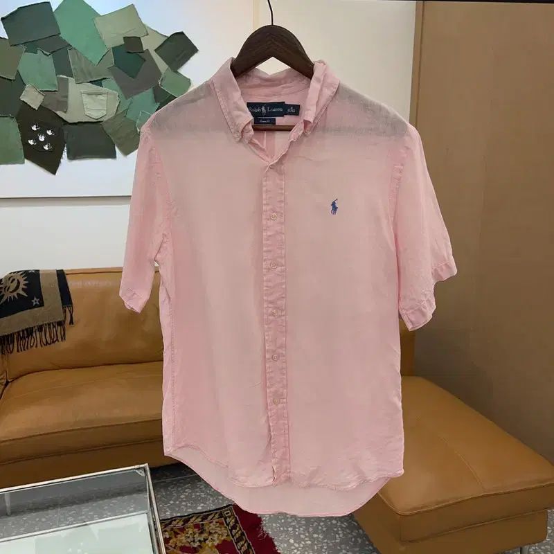 ポロ Ralph Lauren(ラルフローレン) ヴィンテージ ピンク リネン